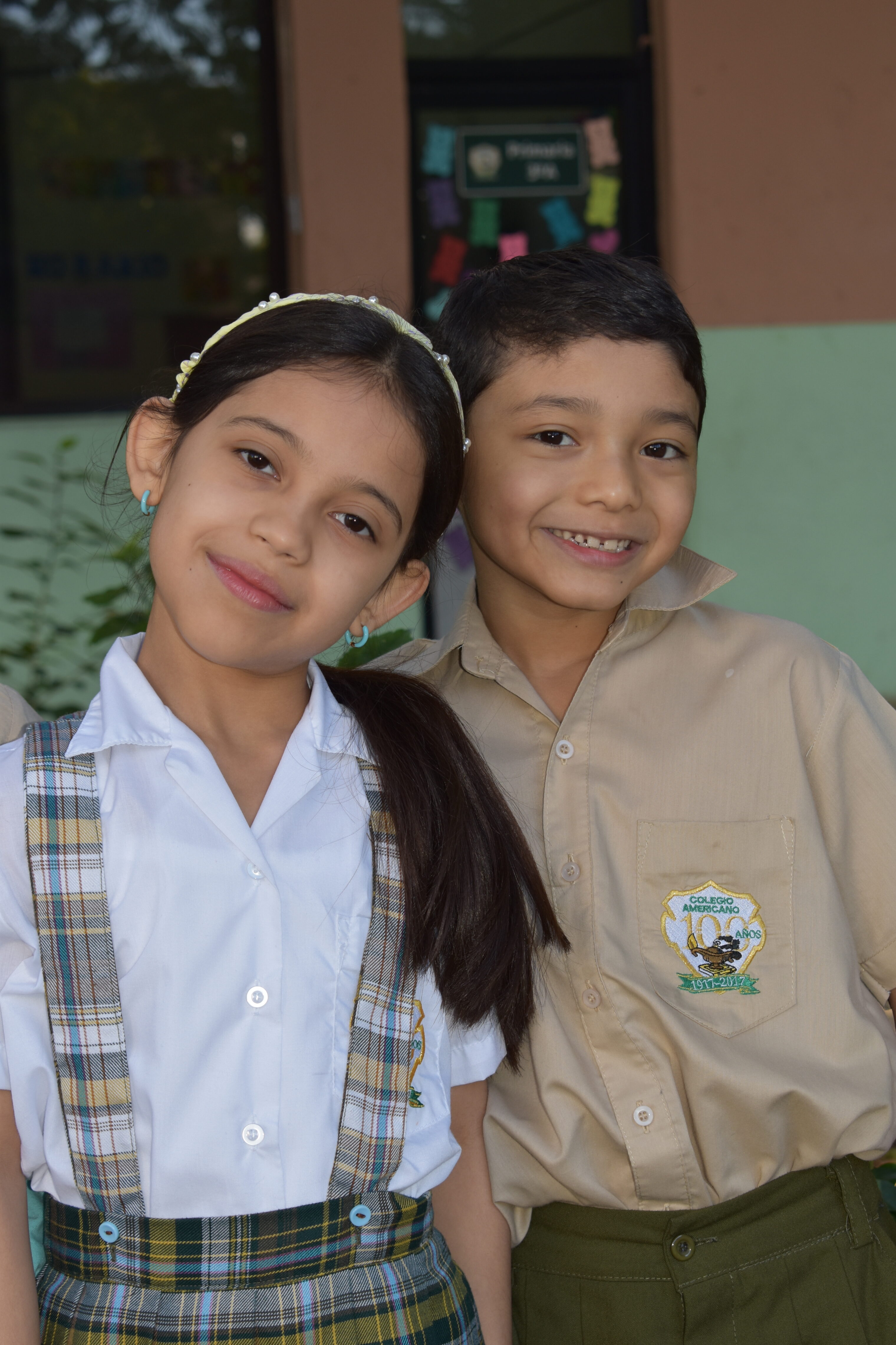 Alumnos de primaria del colegio americano Mérida